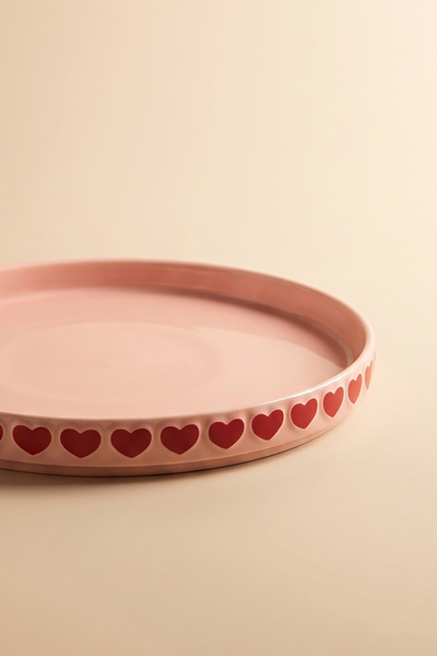 Karaca Sweetheart Pasta Tabağı Pembe 21,5 cm