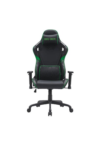 GAMEON Gaming Chair Game On with 2D Adjustable Armrests and Metal Base, Green...