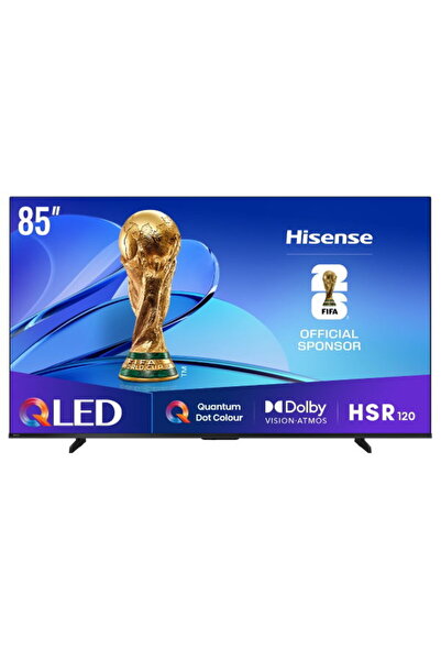 Hisense 85-inch Smart TV, 4K UHD, QLED Panel, 8-year OS update - 85Q6Q