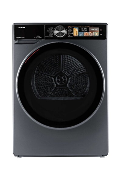 Toshiba مجفف ملابس 10 كجم 15 برنامج رمادي TD-T25BS110HWBB(MG)
