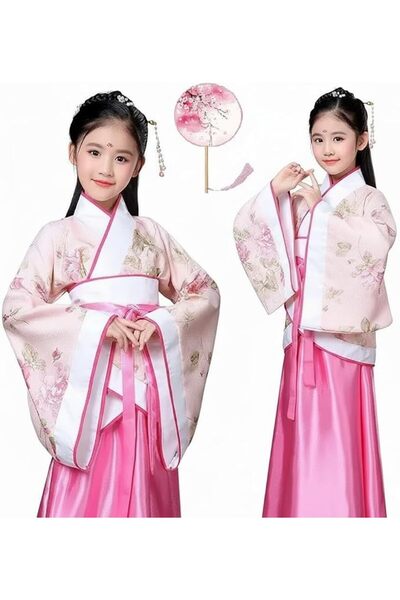 Generic Traditional Chinese Hanfu Dress for Girls, Tang and Song Dynasty Styl...