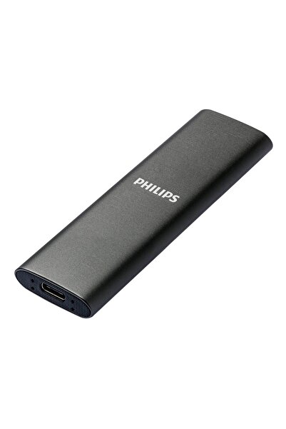 Philips Harici Taşınabilir SSD 1 TB - Ultra İnce SATA Ultra Hızlı USB-C, 540 ...