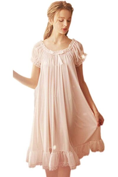 GENERAL Women's Vintage Nightgowns Nightdress Satin Silk Victorian Sleepwear ...
