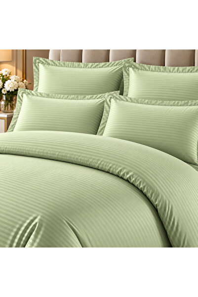 East Comfort Lenjerie de pat Damasc Premium Uni, 6 piese, 2 persoane