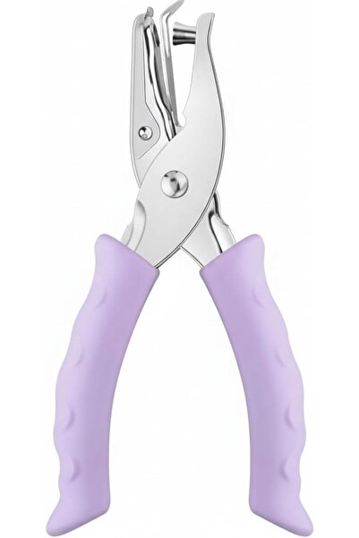 GENERAL Single Hole Puncher, Metal Handheld Paper Punch with Soft Grip Handle...