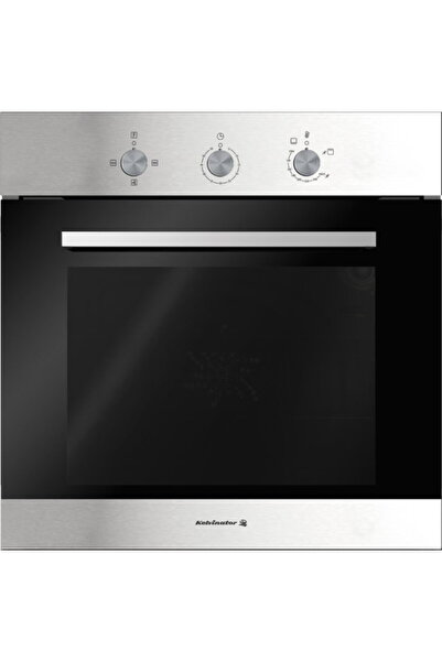 Kelvinator فرن غاز مدمج 59 سم من الفولاذ، طراز KRBO-GGSMTFG3-M674/X