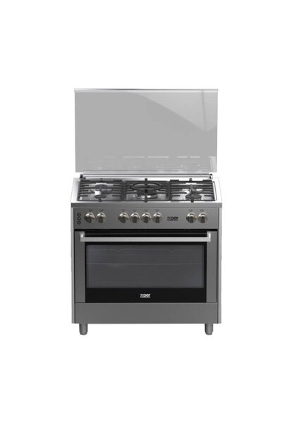 X PER Xper Oven 89.8*59.5cm 5 Burner Professional Fan Turkish Steel XP980GGCIPF