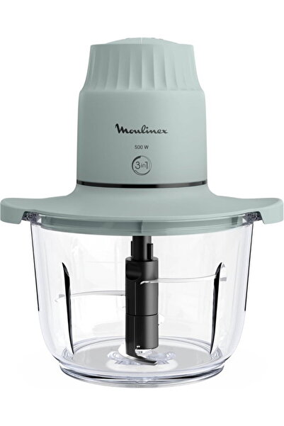 Moulinex Chopsio Glass Chopper, with Glass Bowl, 1 Liter Capacity, 500 Watts,...