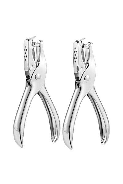 GENERAL Tazweeq 2 PCS Hole Punch,1/4 Inch Single Hole Puncher with 8-Sheet Ca...