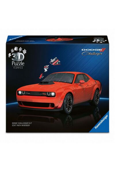 Evelise 3D Παζλ Ικονικά Ονόματα Dodge Challenger RT Scat Pack Widebody
