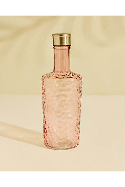 REDTAG Pink 1L Glass Water Bottle
