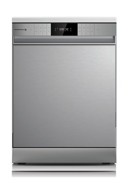 Kelvinator غسالة أطباق بسعة 15 مكانًا و9 برامج، مصنوعة من الفولاذ المقاوم للص...