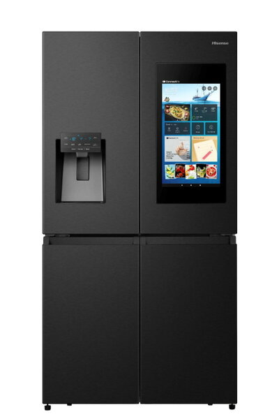 Hisense ثلاجة بأربعة أبواب، سعة 19 قدم مكعب (538 لتر)، مع تقنية الإنفرتر، لون...