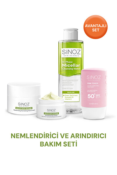 SİNOZ Ton Eşitleyici Nemlendirici ve Arındırıcı Bakım Seti