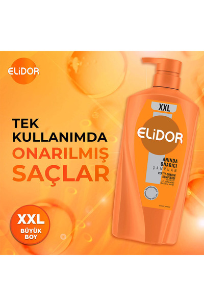 Elidor Şampuan Anında Onarıcı Büyük Boy XXL 880 ml