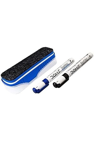 Habbaa Whiteboard Marker and Duster Set, 2-in-1 Pack