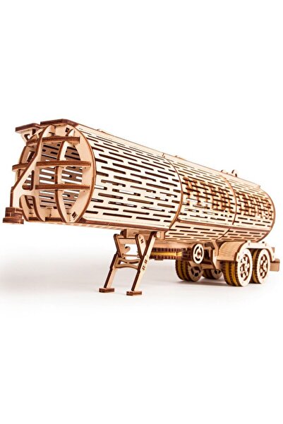 Evelise Puzzle 3D din lemn Camion-cisternă mare cu remorcă