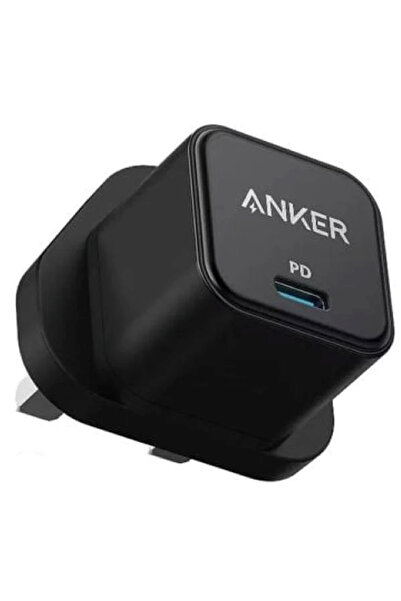 Anker شاحن حائط PowerPort III بقوة 20 واط (الجيل الثاني)، منفذ USB-C واحد، أس...