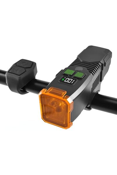 EXCEFORE Bike Light Kit, Super Bright USB Rechargeable Front and RGB Tail Lig...