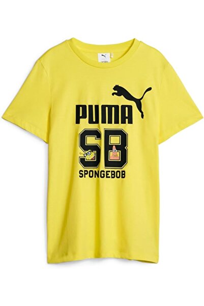 PUMA AVIS قمصان بوما للأولاد PUMA X SPONGEBOB Lifestyle للأطفال