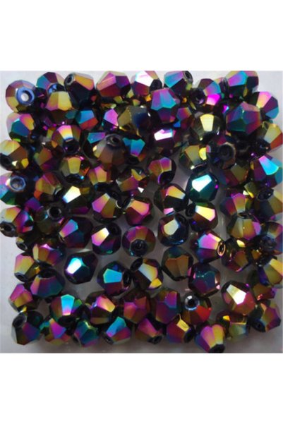 Choice 3mm 100pcs multicolor 3mm 4mm 6mm 8mm Bicone Faceted Crystal beads Aus...