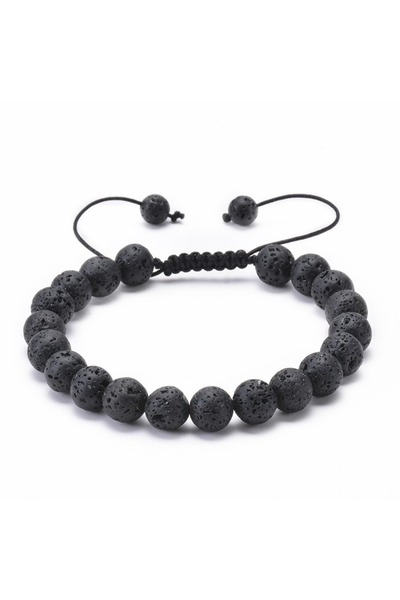 Choice lava Multiple Style 8mm Natural Tiger Eyes Lava Rock Protection HANDMA...