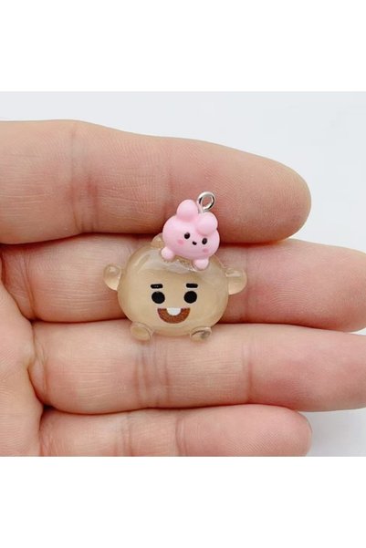 Choice 11 10pcs Kawaii Bunny Dog Cartoon Resin Cute Charms Jewelry Making Bra...