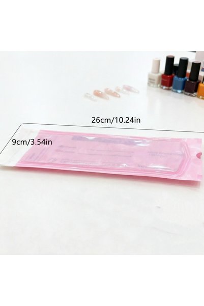 Choice 90x260 100PCS 100PCS Nail Clean Sterilizing Bag Packing Disposable for...