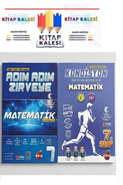 Newton Yayınları 7.SINIF MATEMATİK ADIM ADIM ZİRVEYE FASİKÜLLERİ + KONDİSYON ...