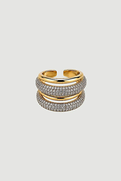 Gusto Stone Ring - Gold