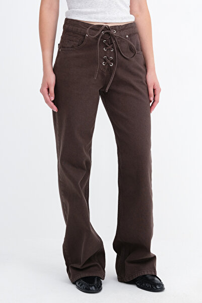 Addax Bağlamalı Wide Leg Pantolon PN26120
