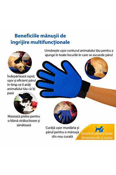 AT Performance Manusa-perie de ingrijire caini, pisici si alte animale de companie, At Performance, pentru mana