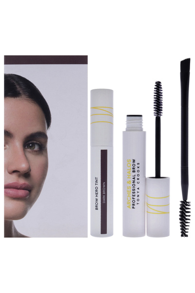 Generic Brand Brow Hero Tint Kit - Dark Brown by Arches and Halos for Women -...