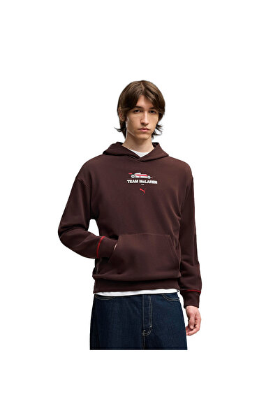 Puma McLaren Racing Graphic Erkek Kahverengi Günlük Stil Sweatshirt 63787205
