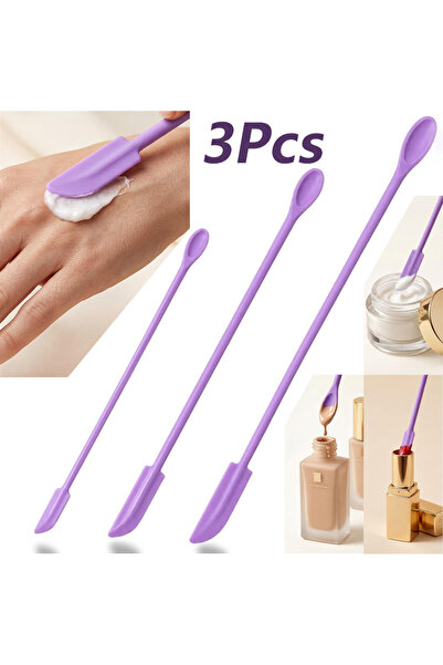 Choice Purple 3 Pieces 3Pcs/Set New Silicone Empty Bottle Scraper With Black ...