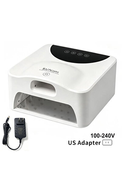 Choice 100V-240V EU Plug SUN-26RS White US 2-in-1 Thumb & Full Hand UV LED Na...