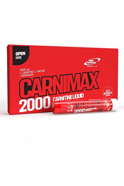 Pro Nutrition Carnitina lichida, Carnimax 2000 Fructe de padure 10 monodoze x...