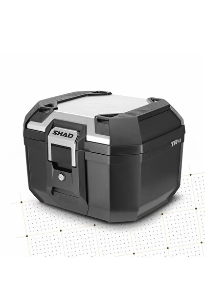 Shad TR41 Silver Motosiklet Arka Çanta 41 Litre Kapasiteli Top Case Motor Çan...