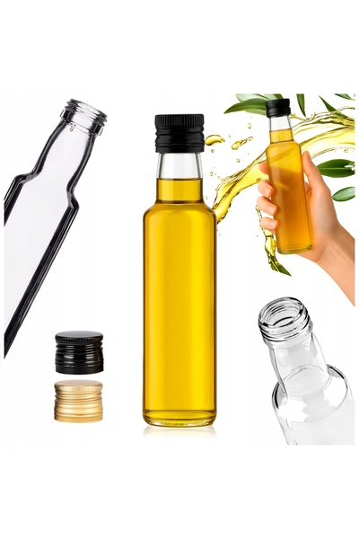 SuperButelki Sticla, penru, ulei, lichior, suc, dorica transparenta, 250ml