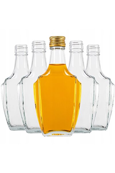 SuperButelki Set 10 Sticle, Bonaparte, 250 ml, Cu Capac, Reutilizabile, Trans...