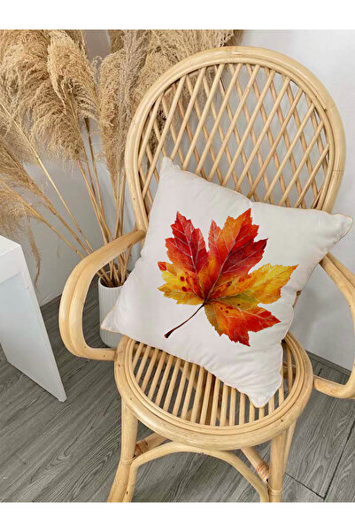 Filamente Çift Taraflı Dijital Baskı Kırlent Kılıfı - Sonbahar / Autumn Seri