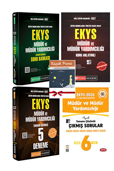 Pegem Akademi Yayıncılık 2027 EKYS MEB Milli Eğitim Bakanlığı Müdür ve Müdür ...