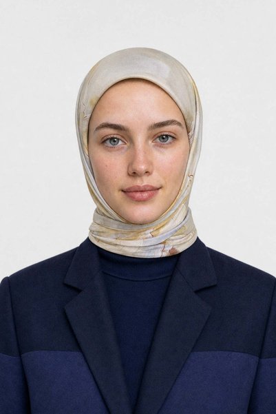 Mooncorn Garden Pattern Organic Scarf