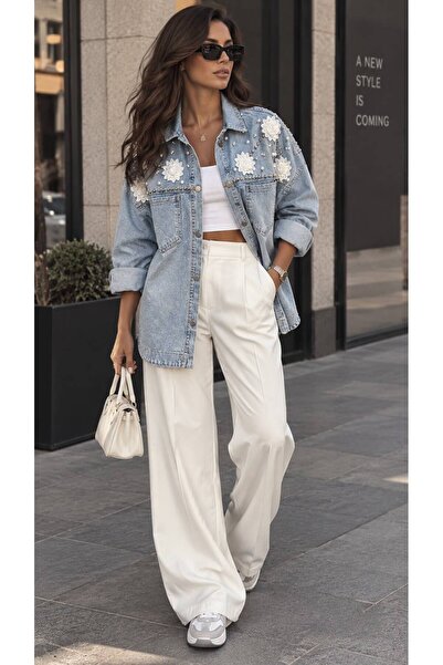 VIORA FASHION NAKIŞLI KOT CEKET
