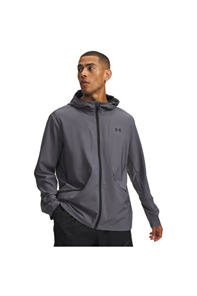 Under Armour Unstoppable Woven Men's Gray Hooded Jacket
