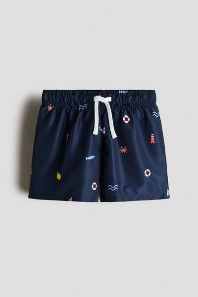 H&M Printed swim shorts