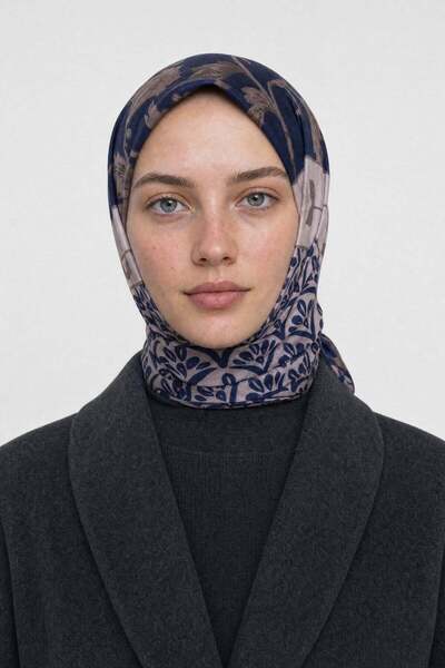 Mooncorn Veil Pattern Organic Scarf
