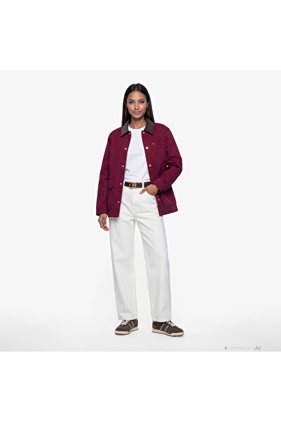Tommy Hilfiger Kadın TJW Twill Kadife Ceket