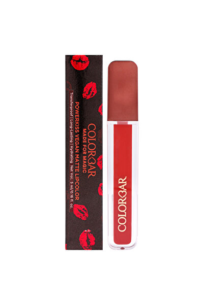 Generic Brand Powerkiss Vegan Matte Lipcolor - 002 Tempted by Colorbar for Wo...