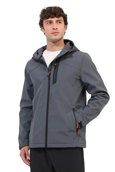 lumberjack Ml Newtrend 5Gt17 6Pr 102696615 Men's Softshell Coat Anthracite S-Xxl
